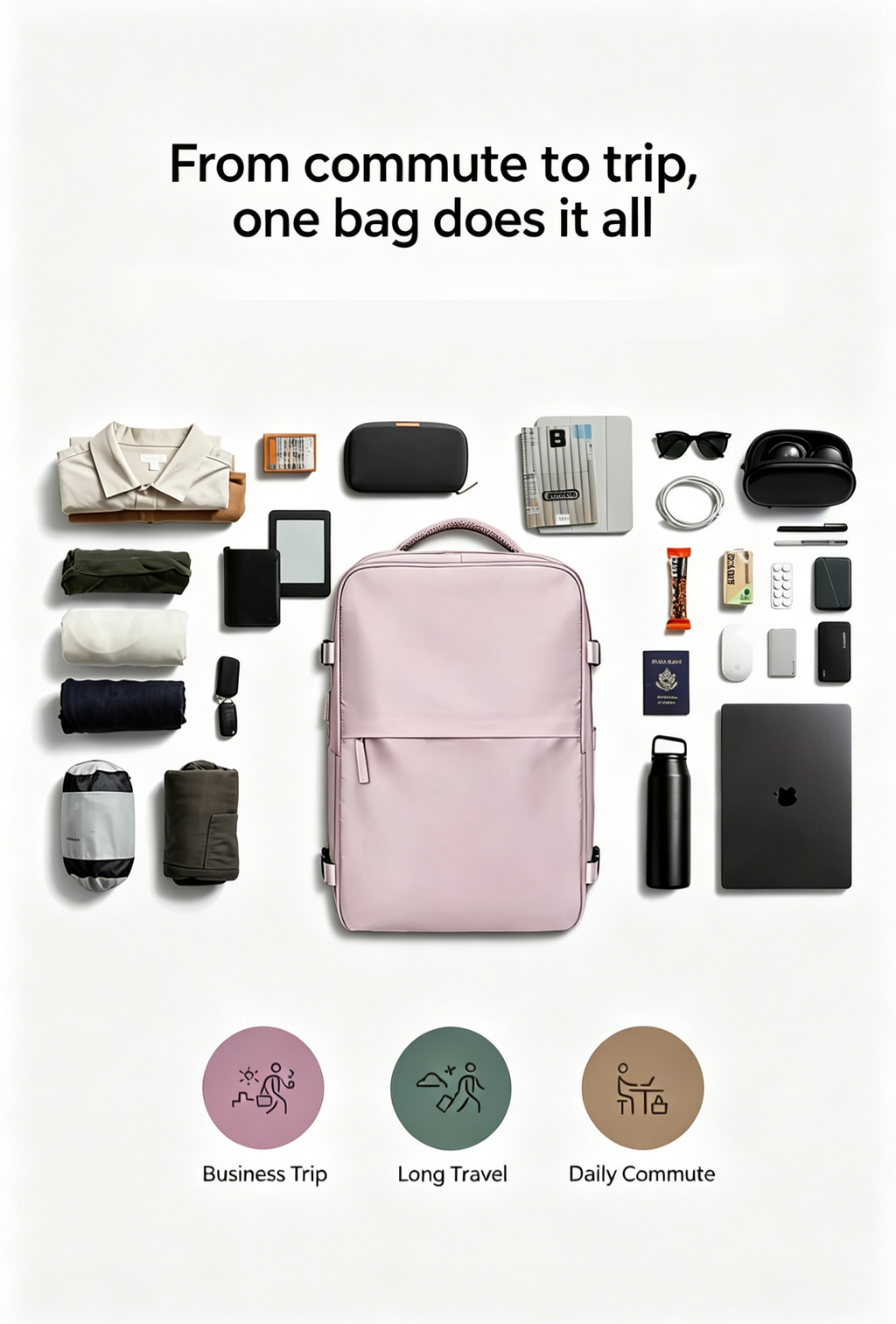 NOVRA Expand Travel Backpack Classic Model