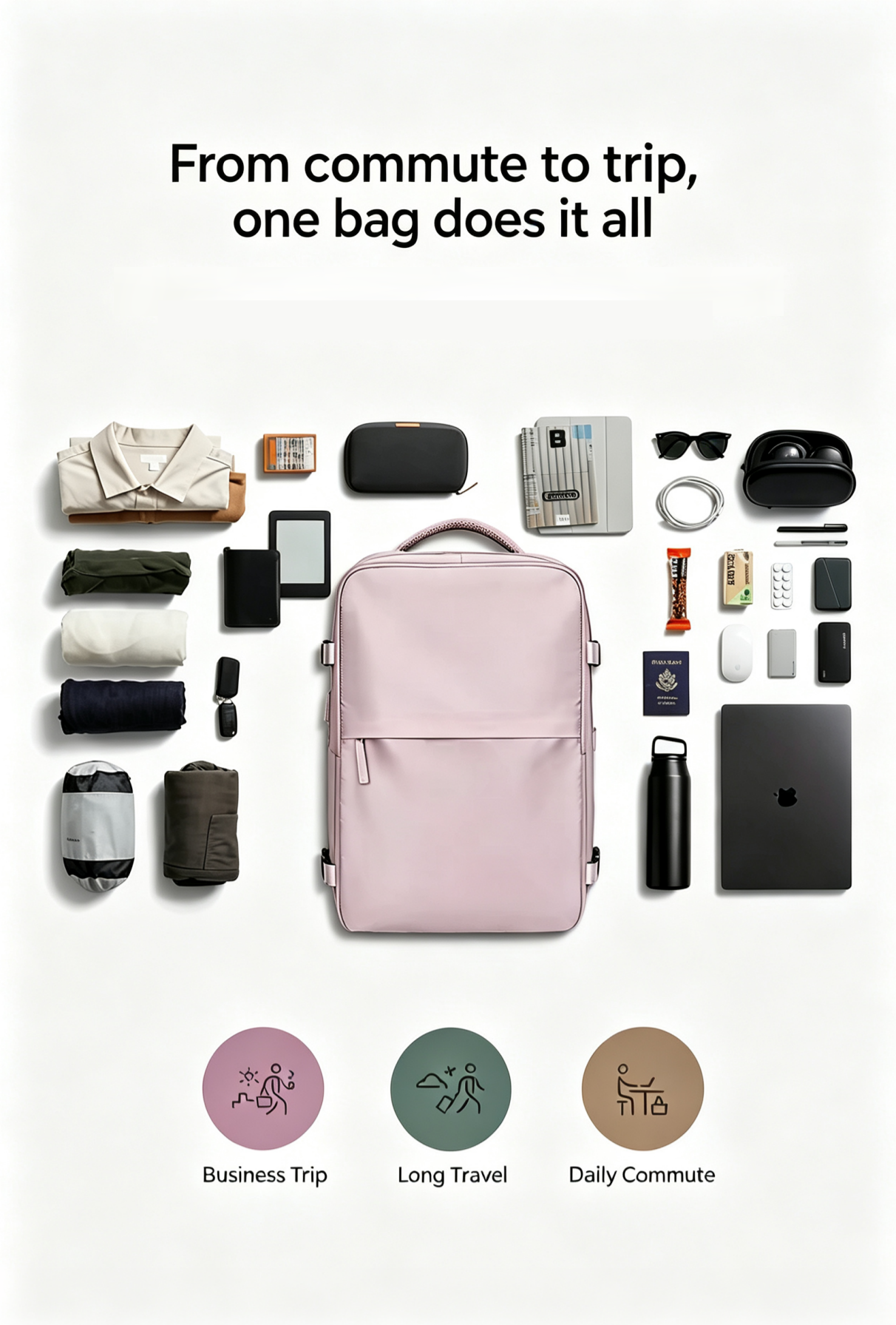 NOVRA Expand Travel Backpack Classic Model