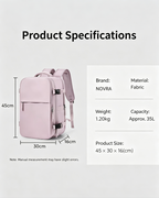 NOVRA Expand Travel Backpack Classic Model