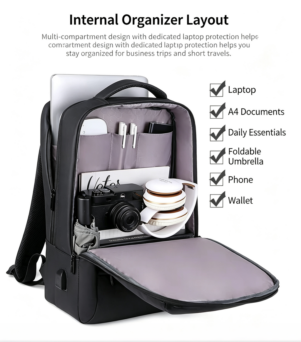 NOVRA  Daily Slim Laptop Backpack