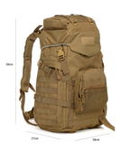 NOVRA 50L MOLLE Hiking Backpack