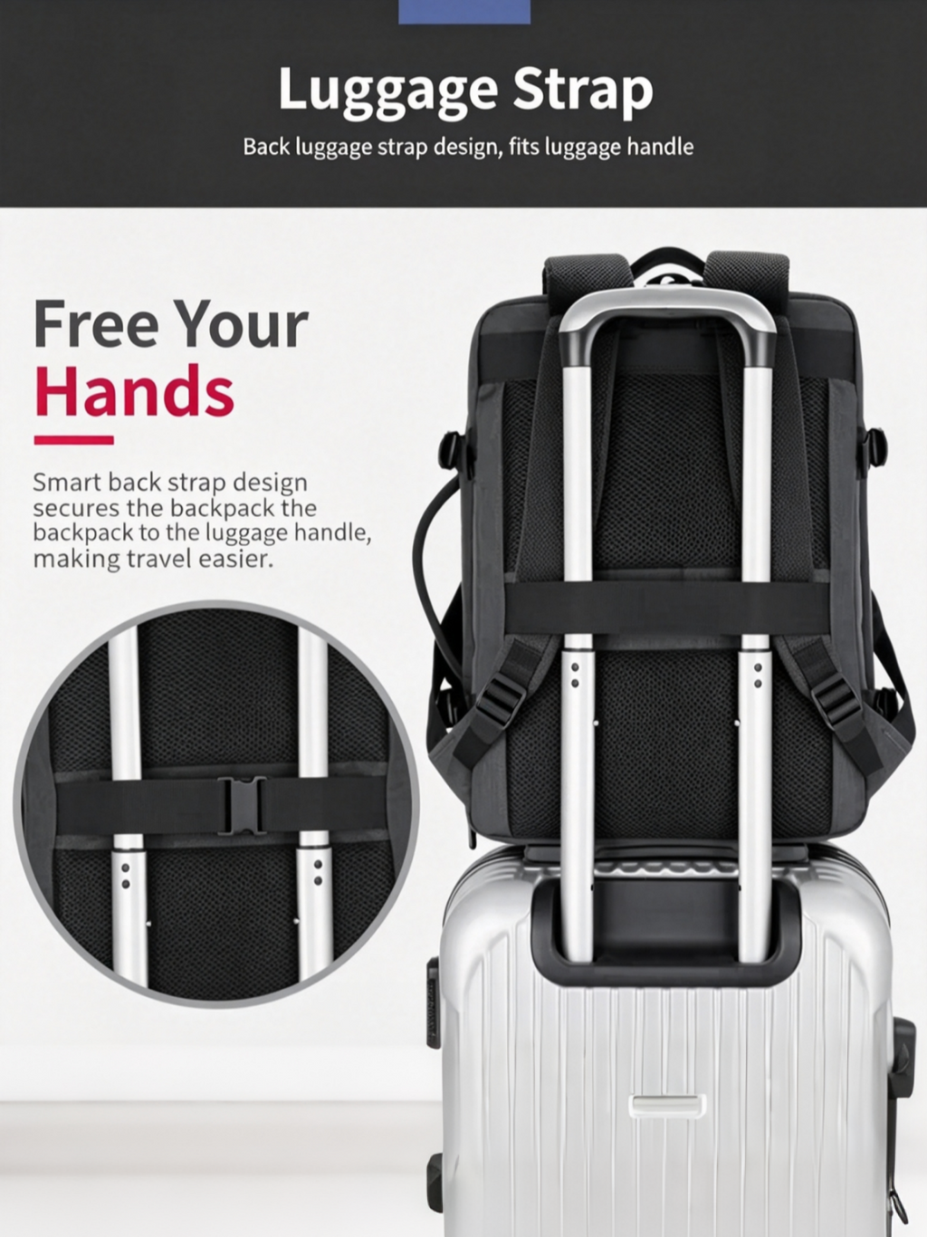 NOVRA VersaExpand Travel Backpack