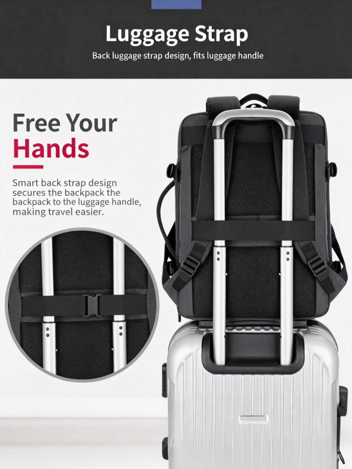 NOVRA VersaExpand Travel Backpack