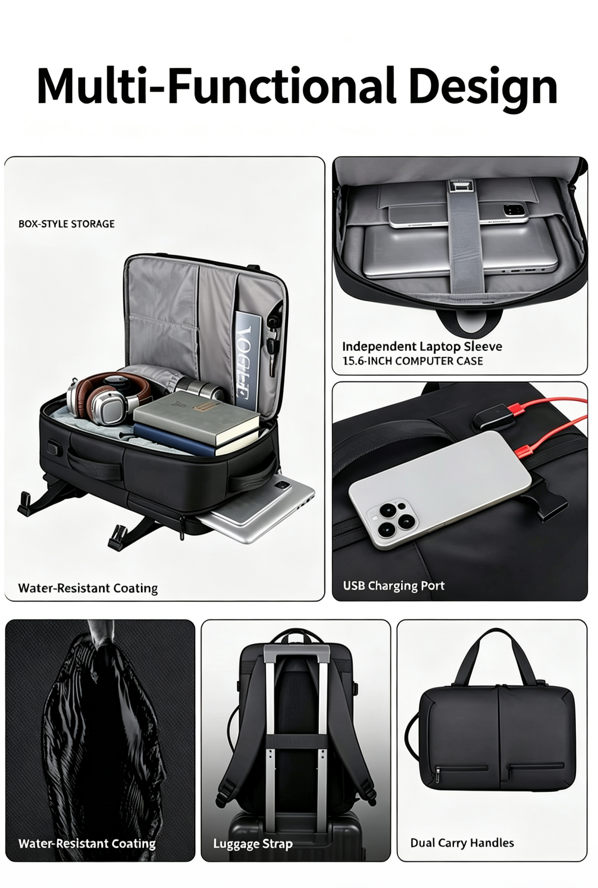 NOVRA Roam Expand Travel Daypack