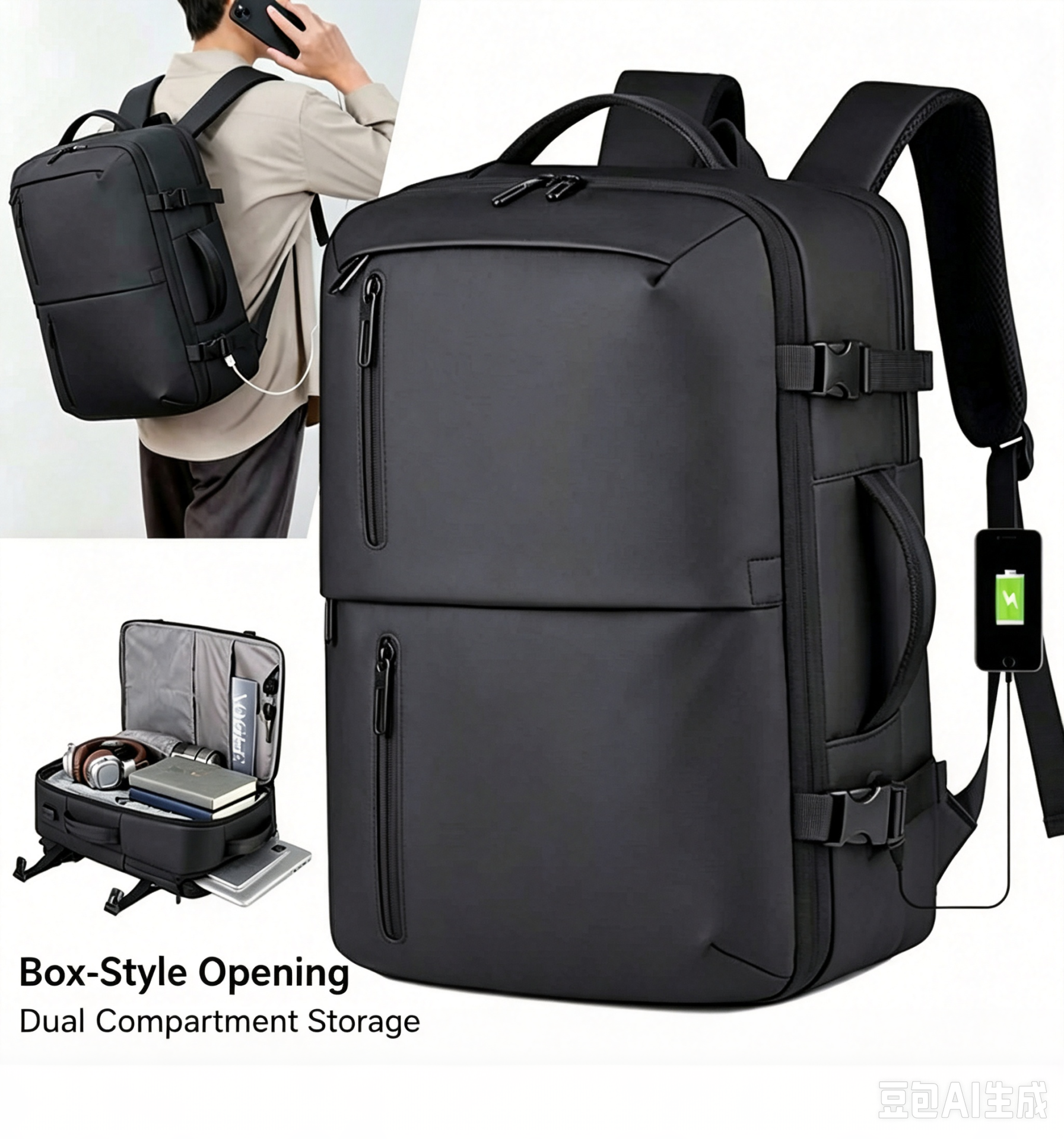 NOVRA Roam Expand Travel Daypack